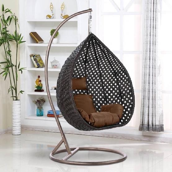 Кресло Подвесное из искусственного ротанга AFM-250B-L Brown купить в Нарткале