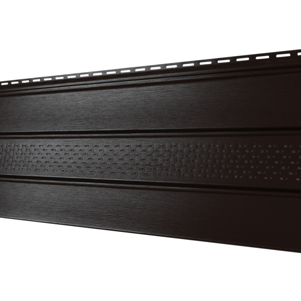 Софит Ю-Пласт PRO Классический перфорация по центру, коричневый купить в Нарткале