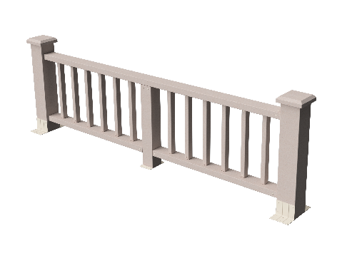 Ограждения декоративное ДПК GRINDERDECO Троя выбеленный дуб купить в Нарткале