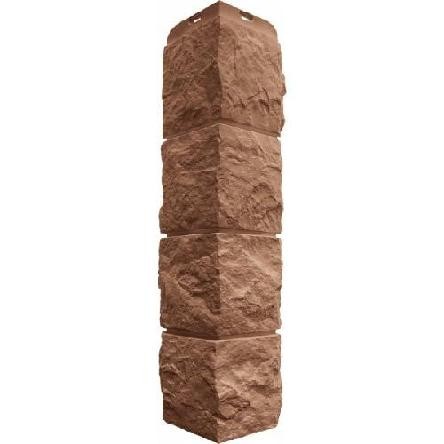 Угол наружный Альта-Профиль Туф ЭКО Терракотовый купить в Нарткале