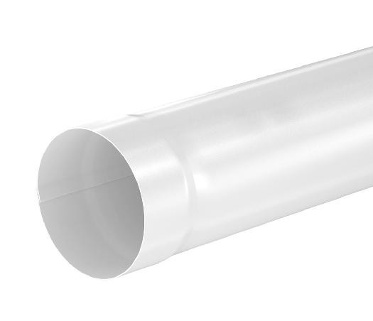 Водосток Aquasistem, система 125x90 - Труба водосточная 3.00м RR 20 Белый купить в Нарткале