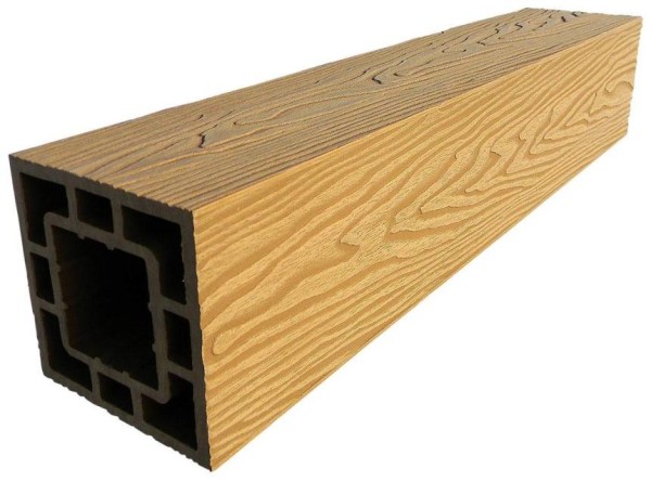 Столб опорный ДПК 3D GardenParkett фактура дерева Бук купить в Нарткале