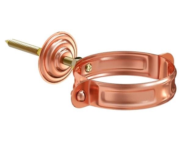 Водосток Aquasistem, система 150/100 - Хомут для крепления трубы медный купить в Нарткале