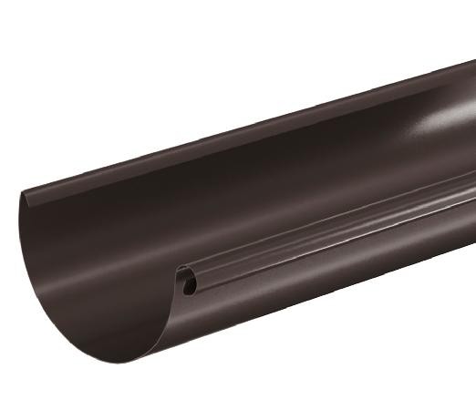 Водосток Aquasistem, система 150/100 - Водосточный желоб 3.00м RR 32 Тёмно Коричневый купить в Нарткале