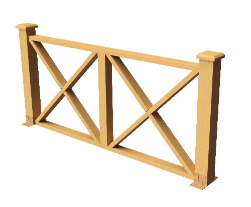 Ограждения декоративное ДПК GRINDERDECO Тауэр песчаник купить в Нарткале