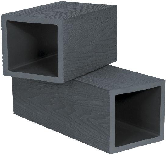 Столб опорный Polivan SINGARAJA 3D фактура дерева, чёрный купить в Нарткале