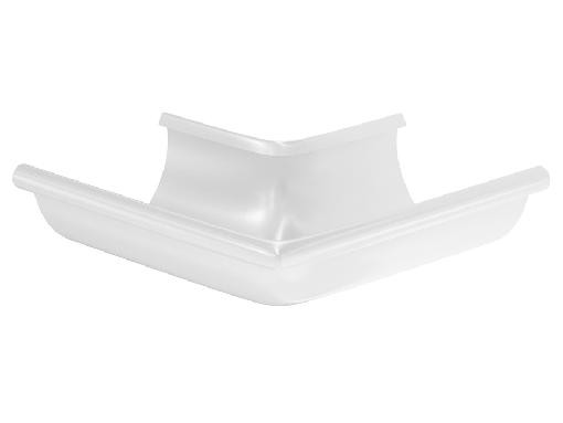 Водосток Aquasistem, система 125x90 - Угол желоба, наружный 90° RR 20 Белый купить в Нарткале