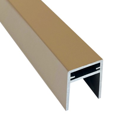 П-профиль Алюминиевый EasyDecking 35x25 Дуб