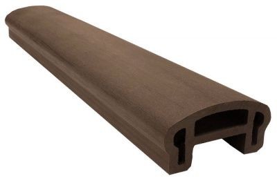 Перила вехнее фигурное Woodvex Select Темно - Коричневый купить в Нарткале