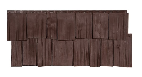 Фасадная панель T-Сайдинг- Щепа Дуб ЭКО-1 Браун купить в Нарткале