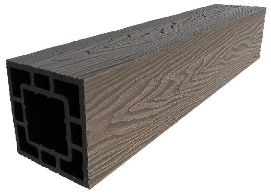 Столб опорный ДПК 3D GardenParkett фактура дерева Венге купить в Нарткале