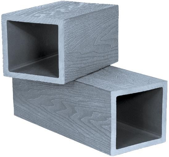 Столб опорный Polivan SINGARAJA 3D фактура дерева, серый купить в Нарткале