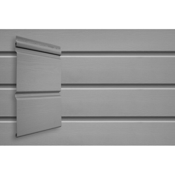 Виниловый сайдинг Grand Line Double-Брус Серый купить в Нарткале