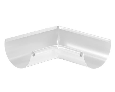 Водосток Aquasistem, система 150/100 - Угол желоба, внутренний 90° RAL 9003 Белый купить в Нарткале