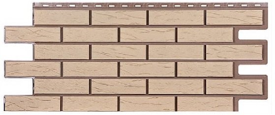 Фасадная панель T-Сайдинг-Кирпич Саман Желтый купить в Нарткале