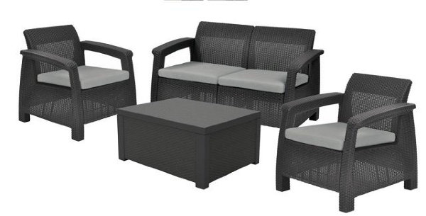 Комплект Corfu box set со столиком-ящиком для подушек (Европа) купить в Нарткале