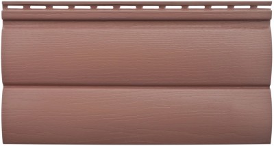 Сайдинг "blockhouse" под бревно, Акриловый Премиум ВН-03, красно коричневый