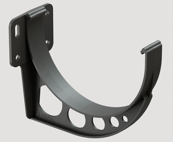 Кронштейн желоба ПВХ Docke STANDART серый купить в Нарткале