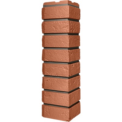 Угол наружный ДАЧНЫЙ Серия Баварский кирпич Терракотовый