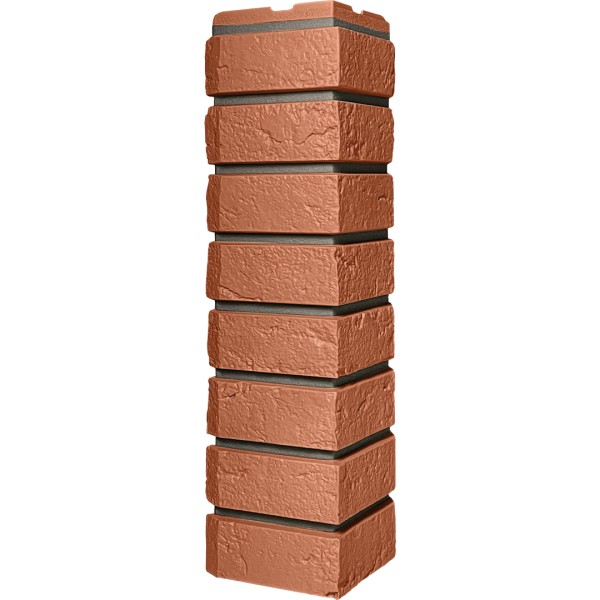 Угол наружный ДАЧНЫЙ Серия Баварский кирпич Терракотовый купить в Нарткале
