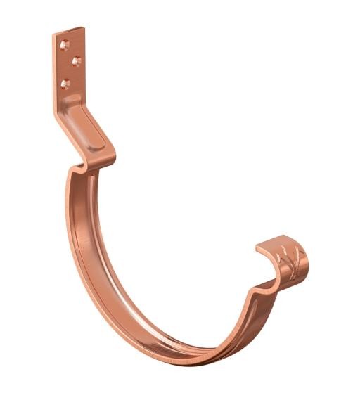 Водосток Aquasistem, система 125x90 - Крюк крепления короткий медный d125мм купить в Нарткале