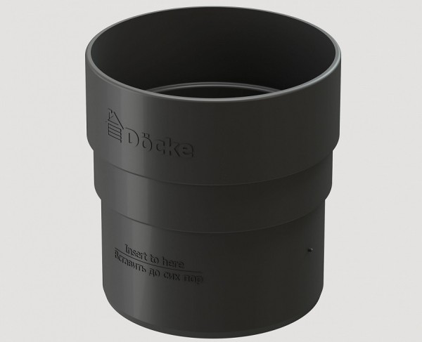 Муфта соединительная ПВХ Docke STANDART серый купить в Нарткале