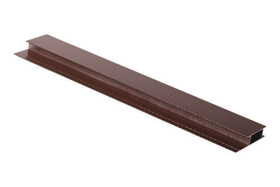 Профиль стыковочный, алюминиевый, бурый купить в Нарткале