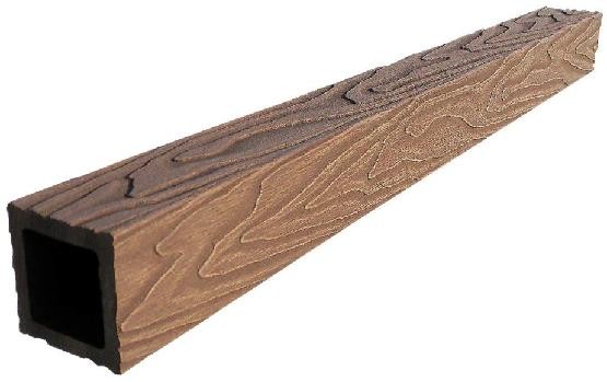 Балясина ДПК 3D GardenParkett фактура дерева Светло-коричневый купить в Нарткале