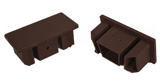 Заглушка для перил торцевая из алюминия GardenParkett Венге купить в Нарткале