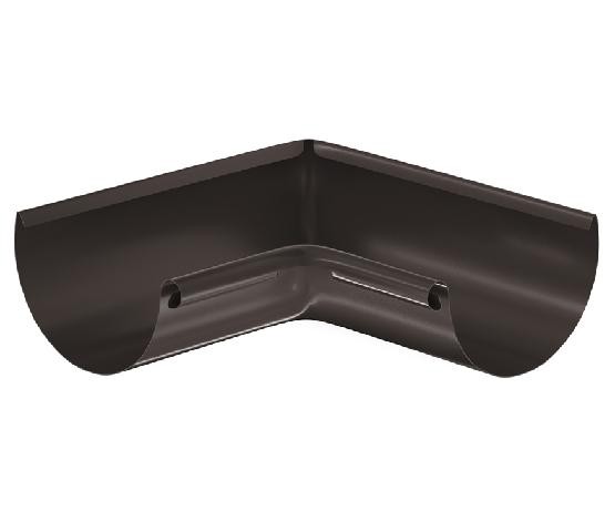 Водосток Aquasistem, система 150/100 - Угол желоба, внутренний 90° RR 32 Тёмно Коричневый купить в Нарткале