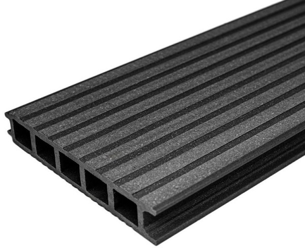 Террасная доска из ДПК бесшовная holzhof, Антрацит купить в Нарткале