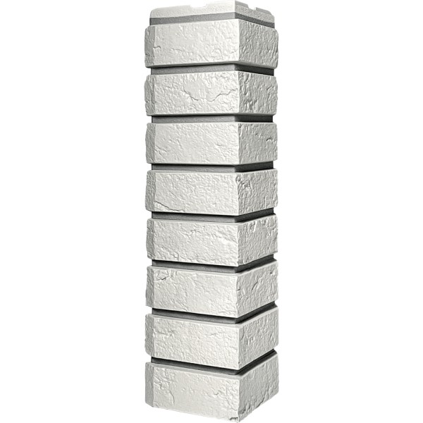 Угол наружный ДАЧНЫЙ Серия Баварский кирпич Белый купить в Нарткале