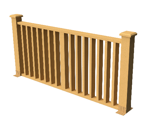 Ограждения декоративное ДПК GRINDERDECO  Риальто песчаник купить в Нарткале