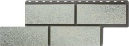 Фасадная панель Альта-Профиль Неаполитанский камень - Белый купить в Нарткале