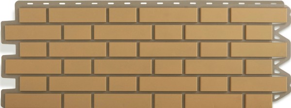 Фасадная панель Альта-Профиль, Кирпич Клинкерный, Бежевый купить в Нарткале