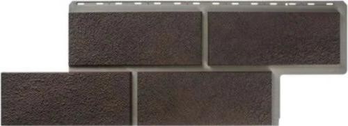 Фасадная панель Альта-Профиль Неаполитанский камень - Коричневый купить в Нарткале