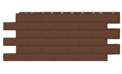 Фасадная панель T-Siding Кирпич Модерн Эко Браун