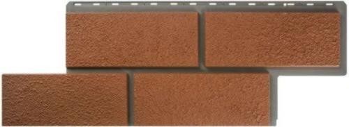 Фасадная панель Альта-Профиль Неаполитанский камень - Терракотовый купить в Нарткале