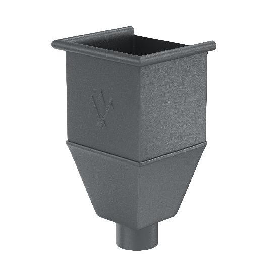 Водосток Aquasistem, Система 150/100 - Воронка_водосборная удлиненая RR 23 Маренго matt купить в Нарткале