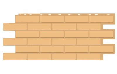 Фасадная панель T-Siding Кирпич Модерн Эко Крем