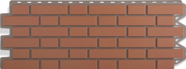 Фасадная панель Альта-Профиль, Кирпич Клинкерный, Красный купить в Нарткале