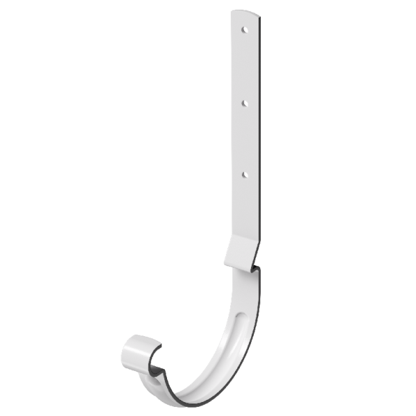 Карнизный крюк длинный D125 Döcke STAL PREMIUM Пломбир, (RAL 9010) купить в Нарткале