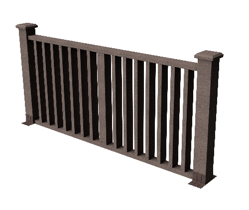 Ограждения декоративное ДПК GRINDERDECO Риальто венге купить в Нарткале