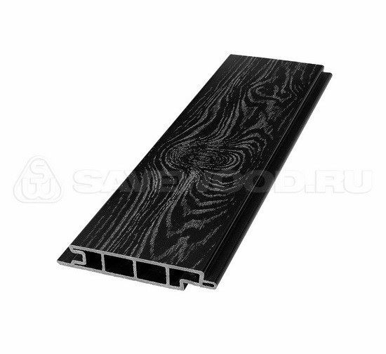 Террасная доска из ДПК SW Padus тангенциальный распил «SaveWood» черный купить в Нарткале