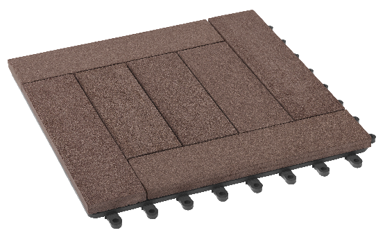 Модульный паркет ДПК GRINDERDECO Комфорт 6 Шоколад купить в Нарткале