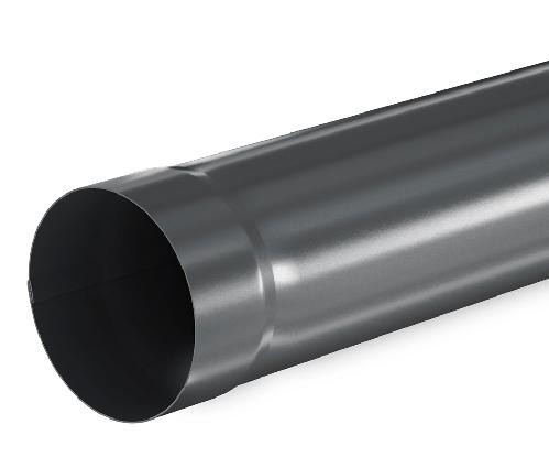 Водосток Aquasistem, система 150/100 - Труба водосточная 1.00м RAL 7024 Тёмно-серый купить в Нарткале