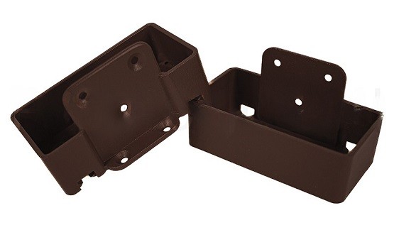 Крепление перил прямое из алюминия GardenParkett Венге купить в Нарткале