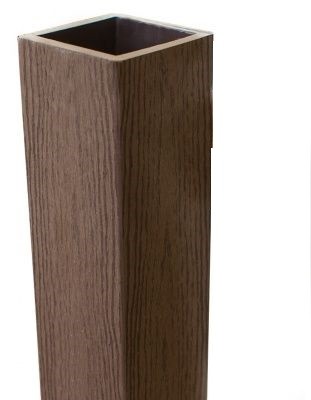 Столб опорный Woodvex Co-Extrusion Темно - Коричневый купить в Нарткале