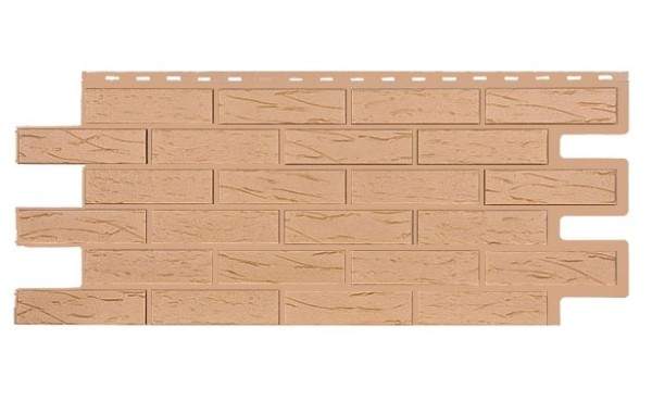 Фасадная панель T-Siding Кирпич Саман Эко Крем купить в Нарткале