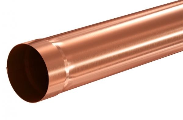 Водосток Aquasistem, система 125x90 - Соединительная труба 1 метр медная купить в Нарткале